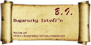 Bugarszky István névjegykártya